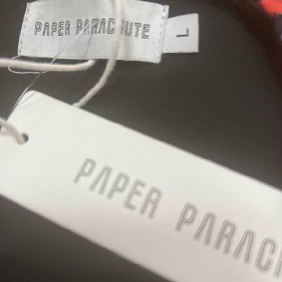 PAPER PARACHUTE MIXED BOTANICAL POLKA DOT MAXI DRESS NWT SIZE L - Picture 5 of 11